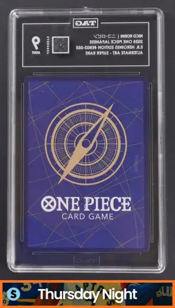 2025 ONE PIECE JAPANESE #EB-03-055 NICO ROBIN ALTERNATE ART - SUPER RARE TAG 9 - Image 2