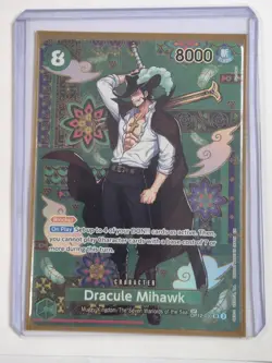 One Piece Tcg Dracule Mihawk (SP) OP12-030 OP14 SR NM English - Image 3