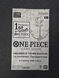 One Piece TCG Awakening of the New Era OP-05 1st Anniversary Tournament Pack - Image 1