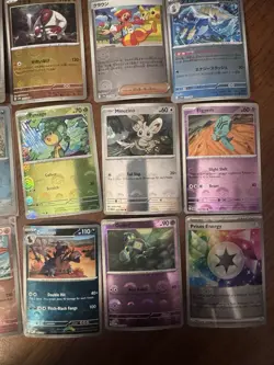 Pokemon card reverse holo poke ball black and white english japanese lot of 24 - Image 5