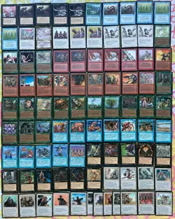 92x MTG 1994 THE DARK / FALLEN EMPIRES Card Lot - MAGIC GATHERING 90S COMMONS - Image 1