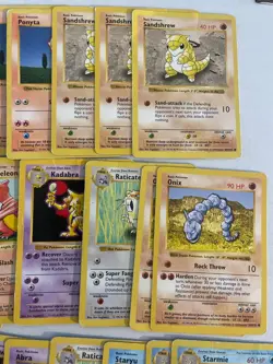 32+ MP-HP VINTAGE ShADOwLeSS lot card base Pokemon wotc 1999 TREASURE - Image 3