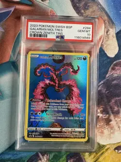 Sword & Shield Promo Cards Galarian Moltres #SWSH284 PSA 10 - Image 1
