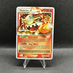 (LP+) Heatran Lv.X 97/100 Ultra Rare Stormfront DP Pokemon Card - Image 1