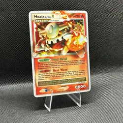 (LP+) Heatran Lv.X 97/100 Ultra Rare Stormfront DP Pokemon Card - Image 3