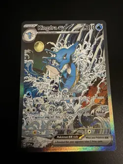 Kingdra EX 131 Pokemon TCG Scarlet & Violet Promo Card NM Condition - Image 1