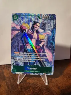 One Piece Card Game Royal Blood Smoker SR OP10-030 ALT ART Parallel English TCG - Image 1