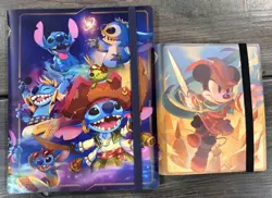 STITCH & Mickey Card Binder Portfolio Disney Lorcana TCG New Ravensburger - Image 1
