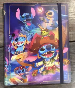 STITCH & Mickey Card Binder Portfolio Disney Lorcana TCG New Ravensburger - Image 3
