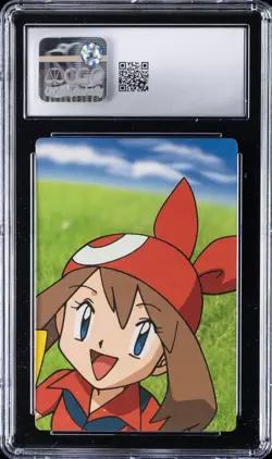 2005 THE POKEMON WEEKLY SNAP CARD - BANDAI CARDDASS #001 ASH & PIKACHU CGC 9 - Image 2