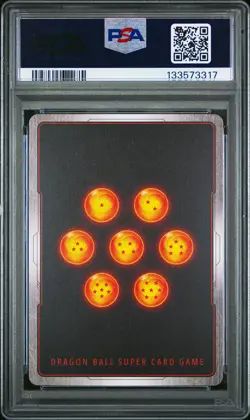 2025 DRAGON BALL SUPER CARD GAME FUSION WORLD MANGA BOOSTER 01 VEGETA PSA 10 - Image 2