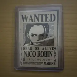 2022 One Piece Nico Robin Trading Card Wanted Dead or Alive - Image 1