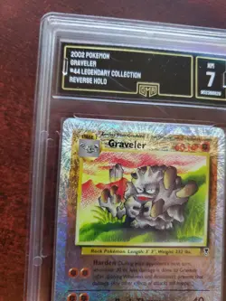 Graveler Legendary Reverse Holo Pokemon Card Base WOTC PSA BGS GMA 7 NM - Image 2
