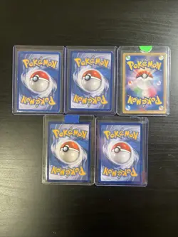 Pokemon 5 Pokemon TCG Trading Cards Collection - Image 2
