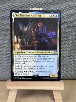 Cid, Timeless Artificer #420 MTG Magic the Gathering Final Fantasy Regular Card - Image 1