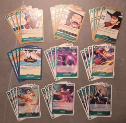 One Piece TCG English OP14 Green Dracule Mihawk Deck Core (36 Cards) - Image 1