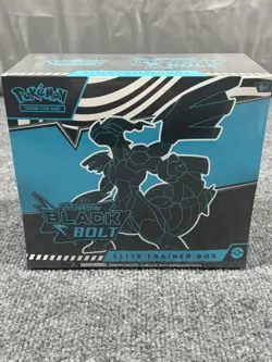 Pokemon Trading Card Game: Scarlet and Violet Black Bolt Elite Trainer Box (NEW) - Image 1