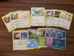 Pokemon Card Lot 95x | Vintage-Modern | C/UC Bulk +Holos & Reverse | No Trainers - Image 1