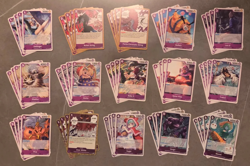 One Piece TCG English OP14 Purple Donquixote Doflamingo Deck Core (60 Cards) - Image 1