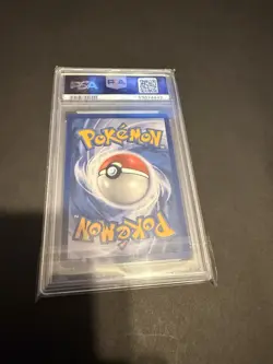 Pokemon TCG Team Rockets Meowth Black Star Promo Card #18 PSA 7 - Image 3