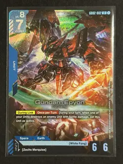 Gundam Epyon (LR) GD02-002 - Gundam TCG Card Game - Dual Impact *English - Image 1
