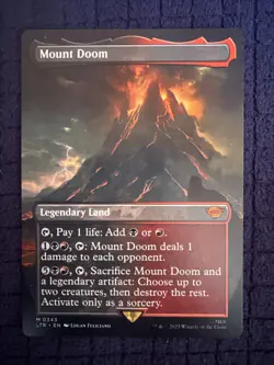 Mount Doom (Borderless) Universes Beyond: the Lord of the Rings - Regular - Image 1