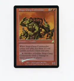 Siege-Gang Commander Scourge NM- FOIL Magic the Gathering MtG - Image 1