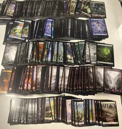 560 FULL ART Basic Lands Each Color! Magic The Gathering Bulk Lot Mana - Image 1