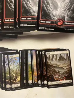 560 FULL ART Basic Lands Each Color! Magic The Gathering Bulk Lot Mana - Image 3