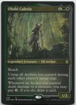 Ohabi Caleria Foil Etched FOIL 58 Rare Commander: Dominaria United NM MTG - Image 1
