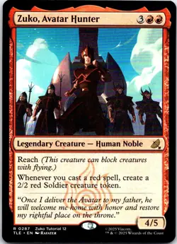 Zuko, Avatar Hunter (0287) R Avatar: The Last Airbender: Eternal-Legal 287 NM - Image 1