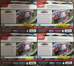 4 x Pokemon TCG Paradox Rift 3 Pack Blister - Arctibax & Cetitan - 12 Packs - Image 2