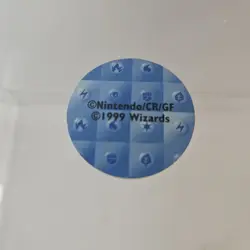 VTG Pokemon TCG Toys Wizards Holo Collector's Coin EEVEE 1999 1.25 in + Keychain - Image 5