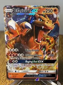 TCG Pokemon Charizard GX 20/147 Burning Shadows Ultra Rare Holo - Image 1