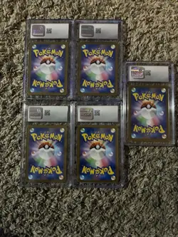 Pokemon TCG Graded Slab Lot Of 5 CGC Mint Japenese + Free Random CGC Slab - Image 2
