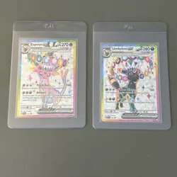 Pokemon TCG: Lot Of 2x Promos Umbreon 176, Espeon 175 Near Mint Prismatic Set #3 - Image 1