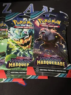 Pokemon Twilight Masquerade Sleeved Booster x 4 Art Set - Image 3