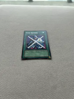 Yu-Gi-Oh! TCG: Stop Defense LOB-095, 1st Edition, Rare, Legend of Blue Eyes, NM - Image 2