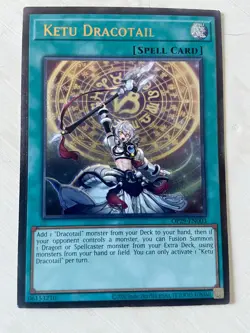 Yu-Gi-Oh! Ketu Dracotail OP29-EN003 OTS Tournament Pack 29 UTR Ultimate Rare LP - Image 1