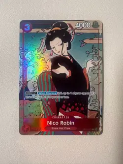 One Piece English OP01-017 Nico Robin 1st Year Anniversary English Set!!! NM!! - Image 1