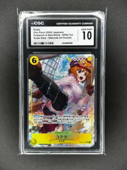 2024 One Piece Japanese Koala Alternate Art Super Rare Parallel #OP09 103 CGC 10 - Image 1