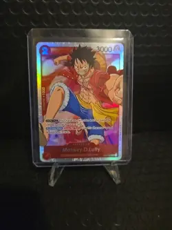 Monkey D Luffy OP01-024 PRB01 One Piece TCG Standard Foil b - Image 1