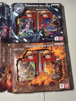 One Piece Illustration Box IB05 + IB06 Vol 5 & 6 - ENG Sealed 4 Total Boxes - Image 2