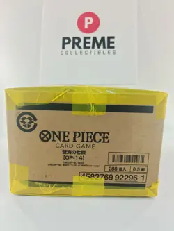 IN STOCK One Piece Japanese OP-14 Seven Heroes of the Blue Booster Case Sealed - Image 2