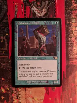 MTG Card: (1x) Rishadan Dockhand (Modern Horizons 2) RETRO FRAME - Image 1