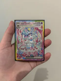Sylveon Ex 156/131 - Prismatic Evolutions - Ultra Rare Pokemon TCG Card - MINT - Image 1