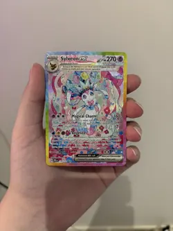 Sylveon Ex 156/131 - Prismatic Evolutions - Ultra Rare Pokemon TCG Card - MINT - Image 3