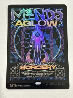 Foil Secret Lair Minds Aglow x1 Magic Cards MTG - Image 1