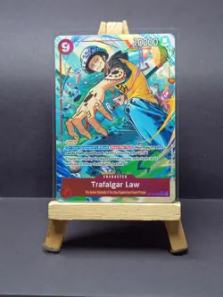 One Piece Card Game OP14 Trafalgar Law OP14-009 Alt Art - Image 1