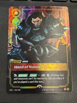 Riftbound TCG Darius Hand of Noxus League of Legends PROMO CARD - Image 1